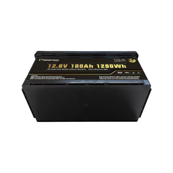 Perfektium PF-Serie LiFePO4-Lithiumbatterie 12,8 V 100 Ah, Smart-BMS mit Bluetooth, Wohnmobil-Untersitzbatterie Perfektium PF-Serie LiFePO4-Lithiumbatterie 12,8 V 100 Ah, Smart-BMS mit Bluetooth, Wohnmobil-Untersitzbatterie