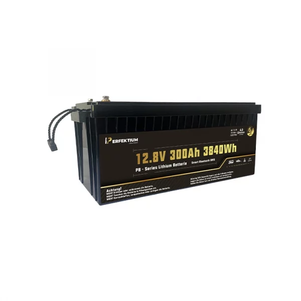 Perfektium LiFePO4-Lithiumbatterie 12 V 300 Ah PRO, Smart-BMS mit Bluetooth Perfektium LiFePO4-Lithiumbatterie 12 V 300 Ah PRO, Smart-BMS mit Bluetooth