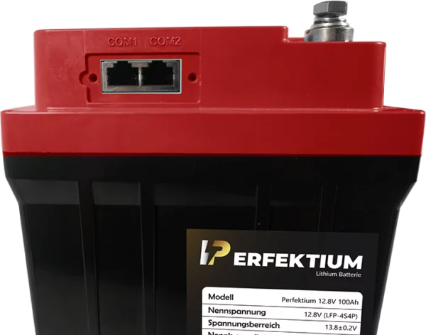 Perfektium PF-Serie LiFePO4-Lithiumbatterie 12,8 V 100 Ah, Smart-BMS mit Bluetooth und Heizung