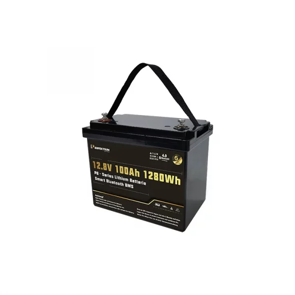 Perfektium PB-Serie LiFePO4-Lithiumbatterie 12,8 V 100 Ah, PRO-Smart-BMS mit Bluetooth Perfektium PB-Serie LiFePO4-Lithiumbatterie 12,8 V 100 Ah, PRO-Smart-BMS mit Bluetooth