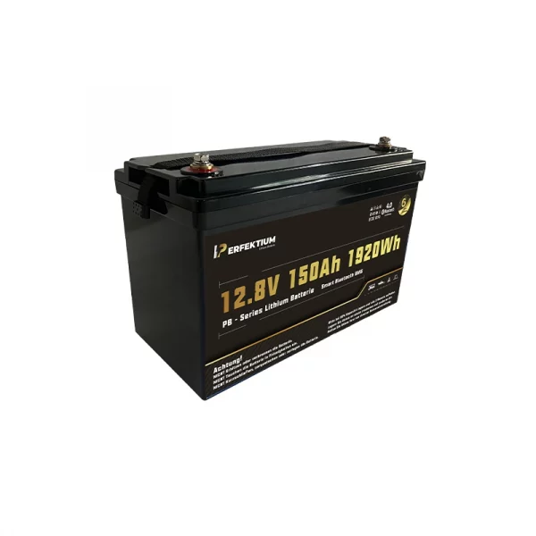Perfektium PB-Serie LiFePO4-Lithiumbatterie 12,8 V 150 Ah, PRO-Smart-BMS mit Bluetooth Perfektium PB-Serie LiFePO4-Lithiumbatterie 12,8 V 150 Ah, PRO-Smart-BMS mit Bluetooth