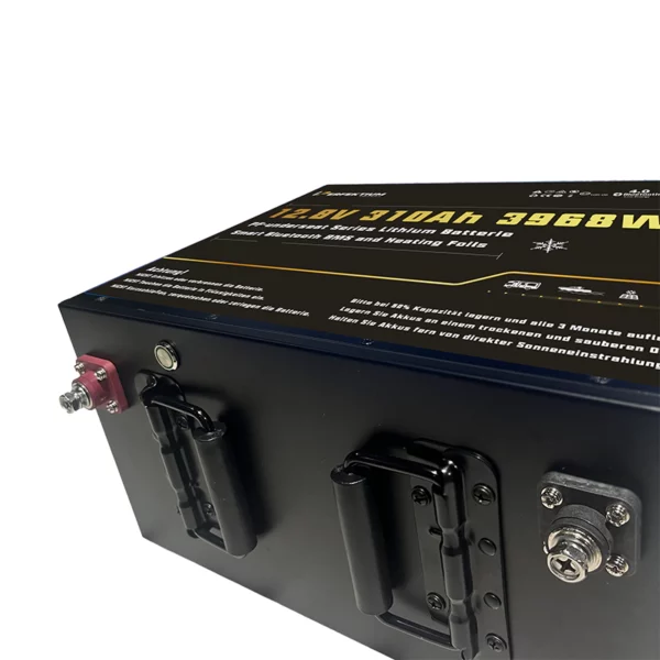Perfektium LiFePO4-Lithiumbatterie 12 V 310 Ah, Untersitzbatterie, Smart-BMS mit Bluetooth und Heizung Perfektium LiFePO4-Lithiumbatterie 12 V 310 Ah, Untersitzbatterie, Smart-BMS mit Bluetooth und Heizung