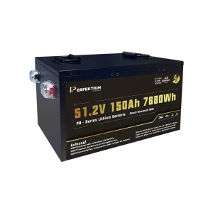 Perfektium PB-Serie LiFePO4-Lithiumbatterie 51,2 V 150 Ah, Smart-BMS mit Bluetooth und Heizung Perfektium PB-Serie LiFePO4-Lithiumbatterie 51,2 V 150 Ah, Smart-BMS mit Bluetooth und Heizung