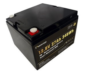Perfektium PB-Serie LiFePO4-Lithiumbatterie 12 V 27 Ah, Smart-BMS mit Bluetooth