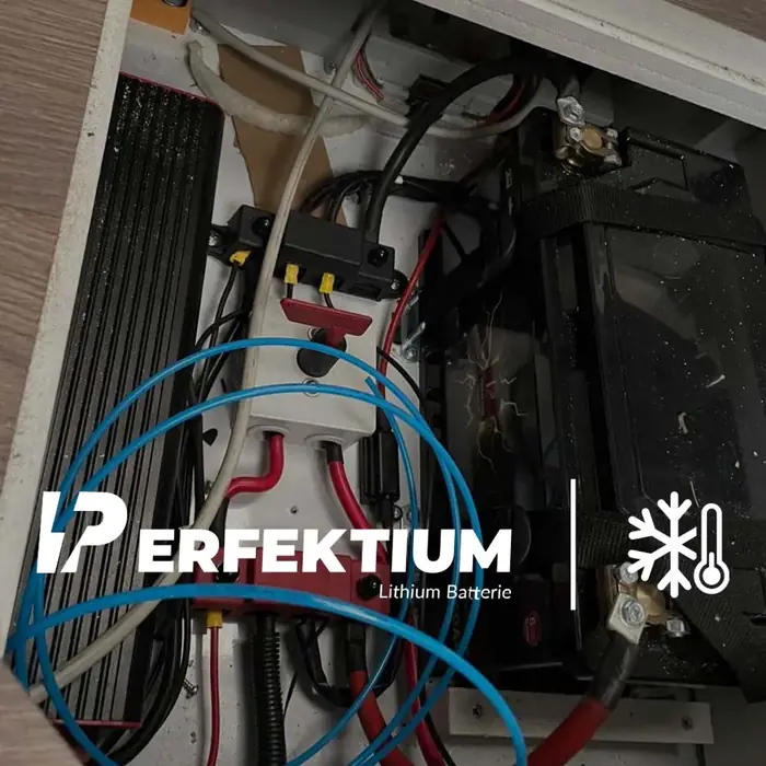 Perfektium LiFePO4 Batterie mit Heizfunktion fuer Winterbetrieb